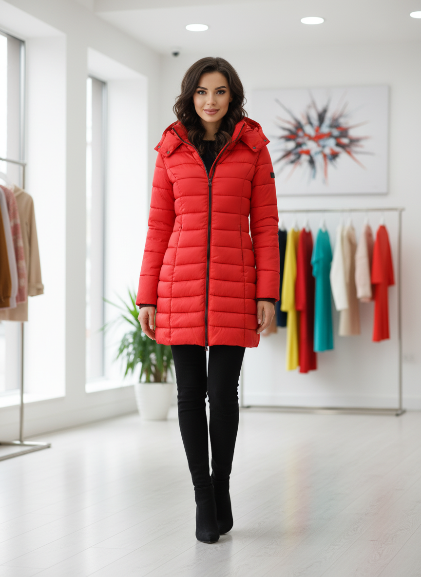 Pufferjas / Gewatteerd Design / Vrouwen / Winter