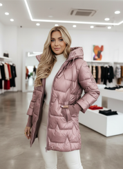 Gewatteerde Jas / Stijlvol Brons / Dames / Winter