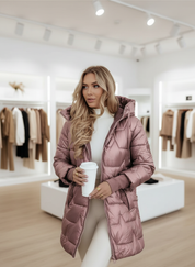 Gewatteerde Jas / Stijlvol Brons / Dames / Winter