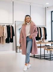 Teddy Jas / Oversized Pasvorm / Vrouwen / Winter