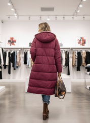 Warme Lange Pufferjas met Superzachte Sherpa Voering