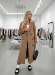 Trenchcoat / Getailleerd Design / Dames / Winter