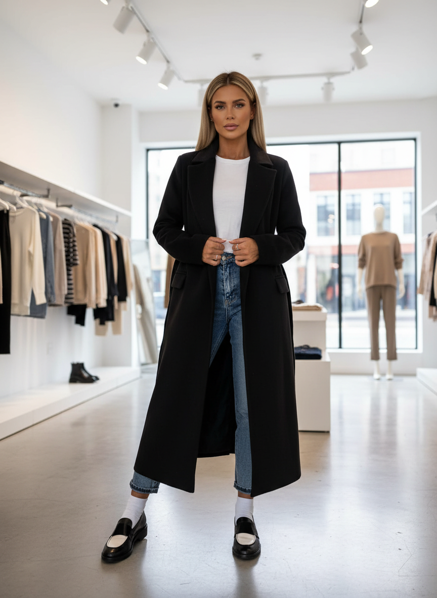 Trenchcoat / Getailleerd Design / Dames / Winter