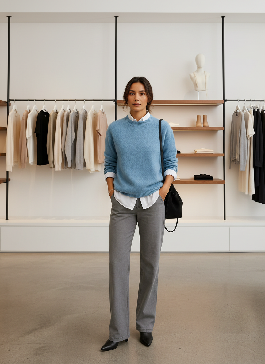 Gebreide Trui / Relaxte Pasvorm / Hedendaagse Vrouwen / Alle Seizoenen