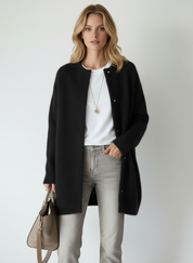 Heerlijk Warm & Knus Oversized Gebreid Vest voor Dames