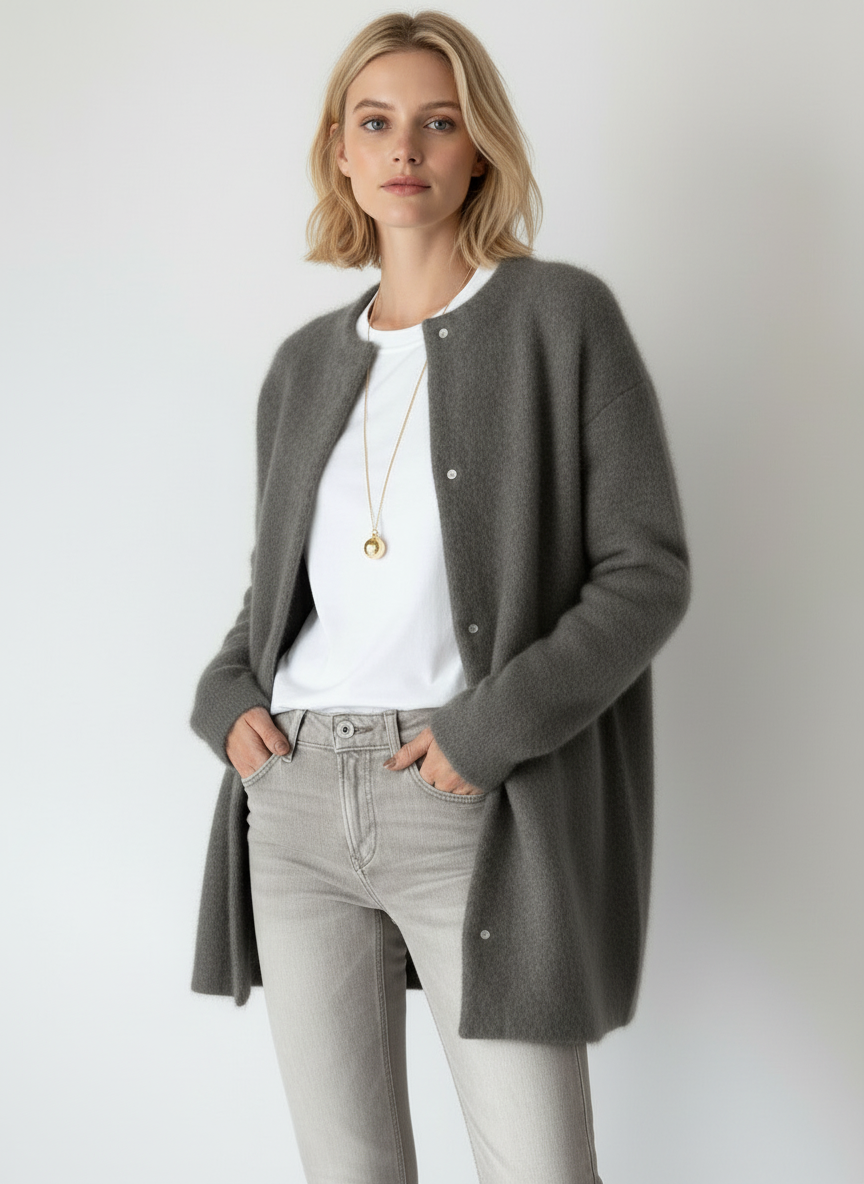Heerlijk Warm & Knus Oversized Gebreid Vest voor Dames