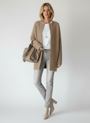 Heerlijk Warm & Knus Oversized Gebreid Vest voor Dames