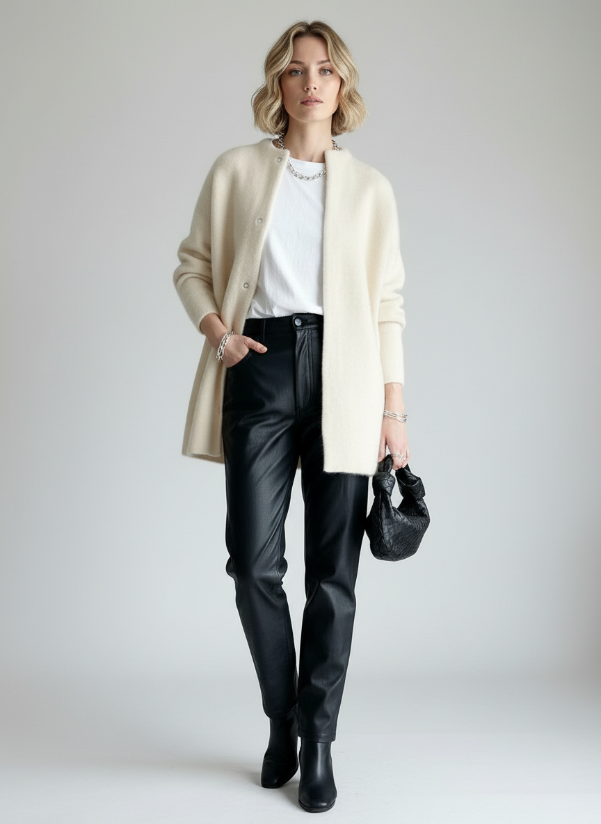 Heerlijk Warm & Knus Oversized Gebreid Vest voor Dames