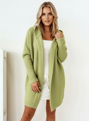 Zachte Hooded Knit Cardigan voor Ultiem Comfort en Stijl