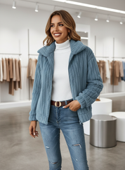 Jouw Pluche Fleece Jas voor Stijlvolle Warmte