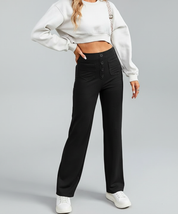 Chique Wijde Broek met Hoge Taille voor Ultiem Comfort