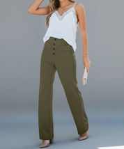 Chique Wijde Broek met Hoge Taille voor Ultiem Comfort