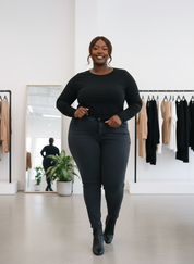 Flatterende High-Waist Skinny Jeans met Perfecte Pasvorm