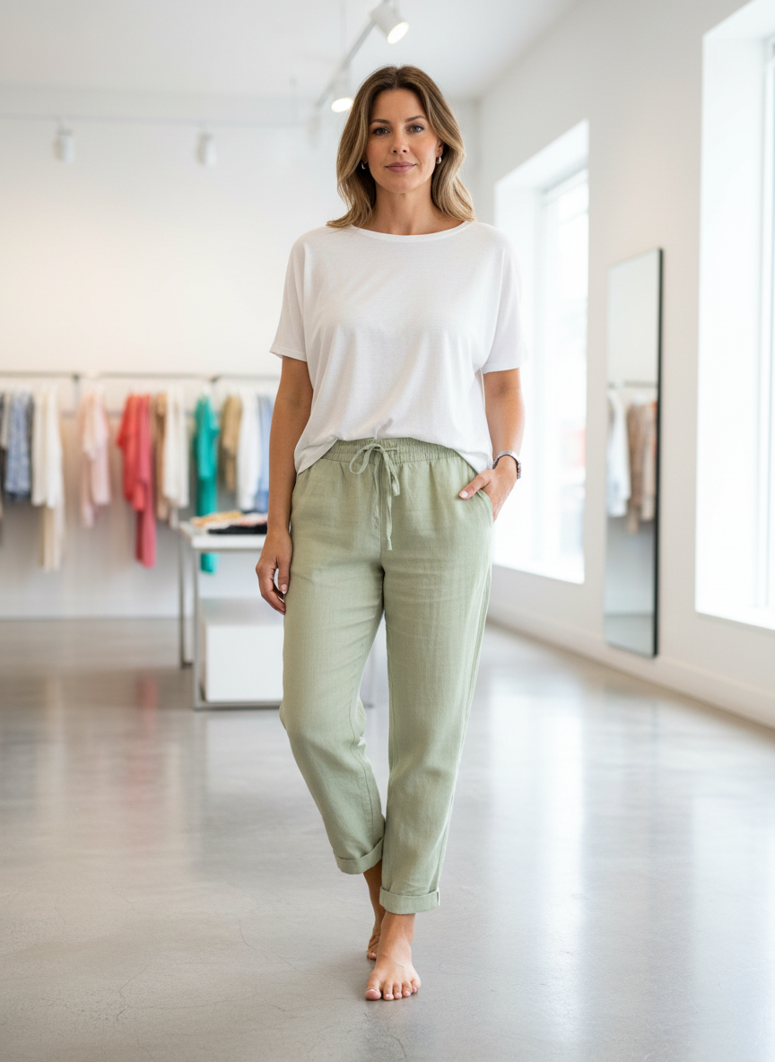 Luchtige Linnen Broek voor Dames: Jouw Zomer Must-Have