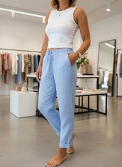 Luchtige Linnen Broek voor Dames: Jouw Zomer Must-Have