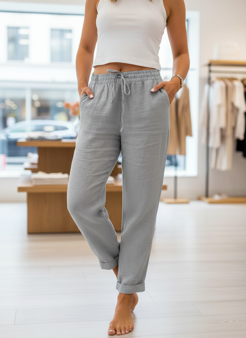 Luchtige Linnen Broek voor Dames: Jouw Zomer Must-Have