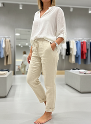 Luchtige Linnen Broek voor Dames: Jouw Zomer Must-Have