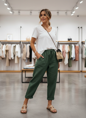Ademende Linnen Blend Broek voor een Moeiteloze Zomerlook