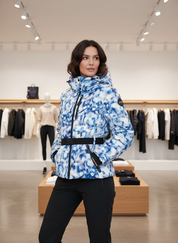 Getailleerde Metallic Pufferjas: Stijlvol Warm voor Winterdagen