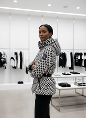 Getailleerde Metallic Pufferjas: Stijlvol Warm voor Winterdagen