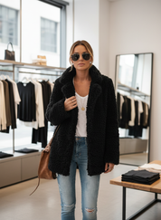 Ultieme Zachte Teddy Jas voor Dames: Heerlijk Warm & Stijlvol