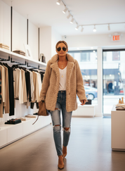 Ultieme Zachte Teddy Jas voor Dames: Heerlijk Warm & Stijlvol