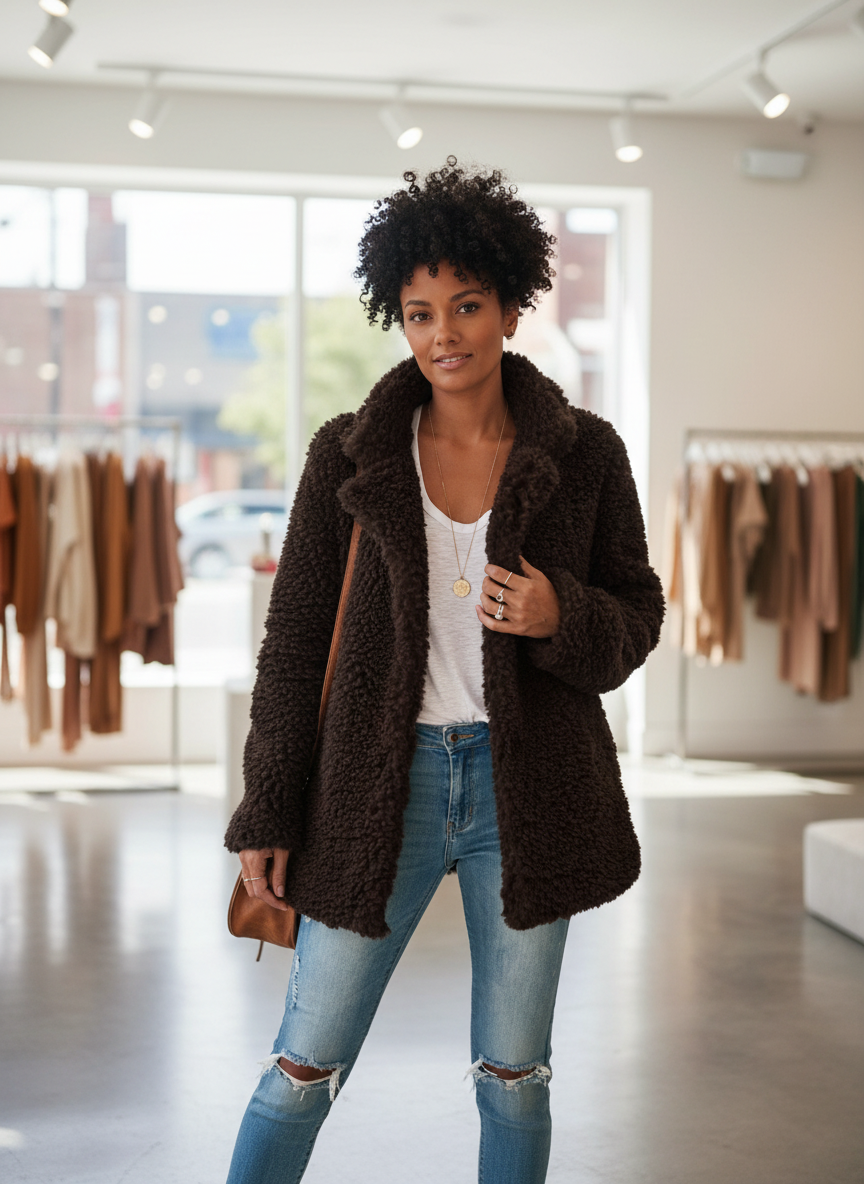 Ultieme Zachte Teddy Jas voor Dames: Heerlijk Warm & Stijlvol