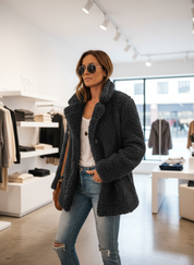 Ultieme Zachte Teddy Jas voor Dames: Heerlijk Warm & Stijlvol