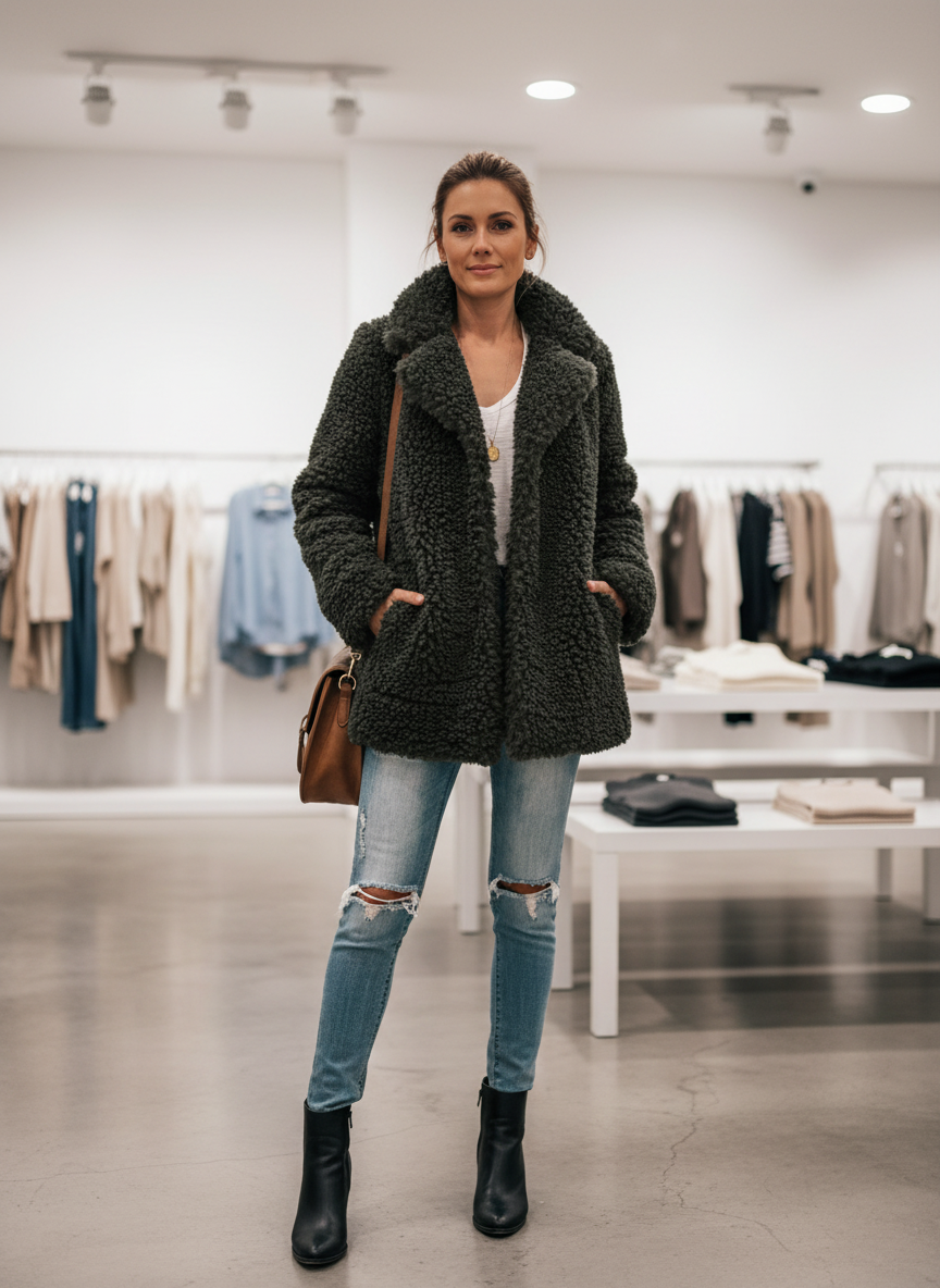 Ultieme Zachte Teddy Jas voor Dames: Heerlijk Warm & Stijlvol