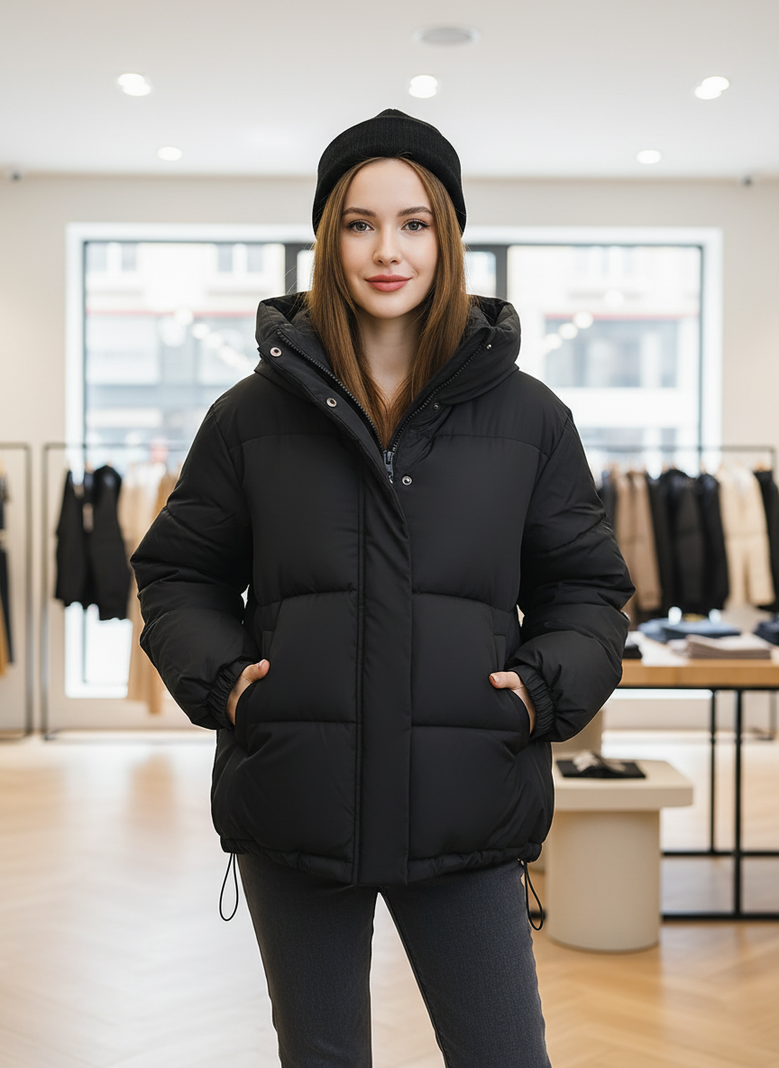 Cinnamon Pufferjas: Jouw Stijlvolle & Warme Winter Essential