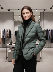 Stijlvolle Puffer Blazer: Comfortabele & Chique Jas voor Elk Seizoen