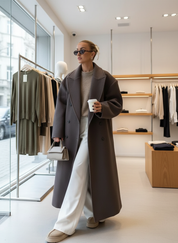 Luxe Oversized Wollen Trenchcoat: Warm & Chic voor Elke Dag