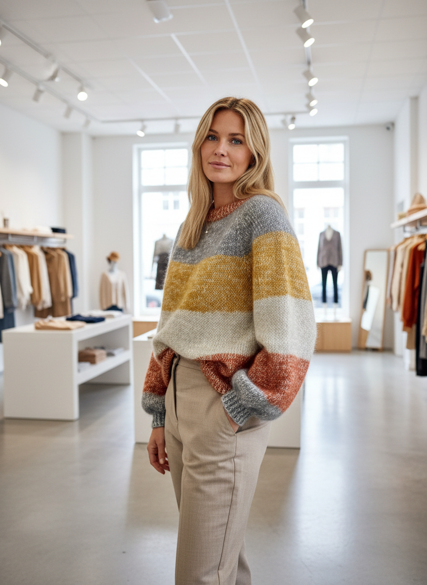 Zachte Gestreepte Trui: Jouw Nieuwe Comfortabele Favoriet