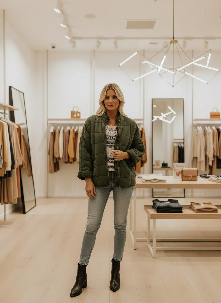 Jouw Comfortabele Gewatteerde Jas voor Elke Dag