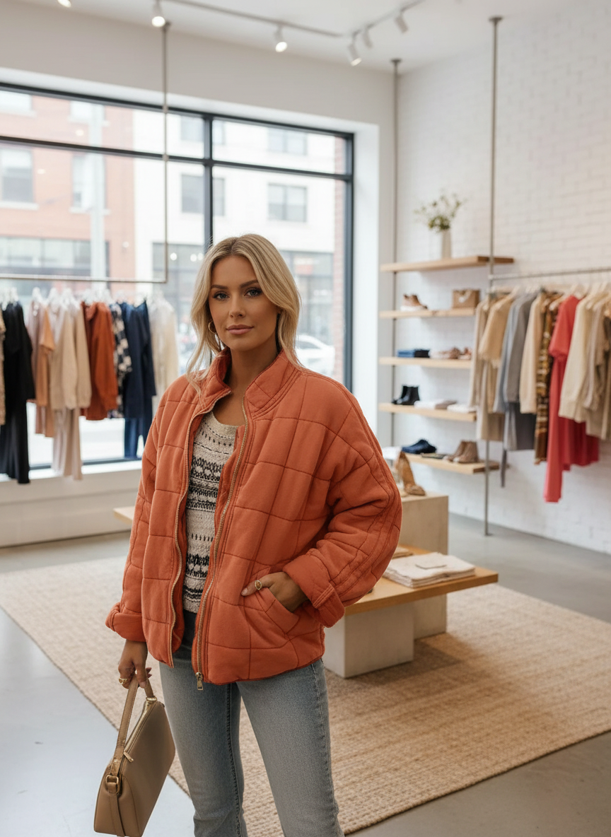 Jouw Comfortabele Gewatteerde Jas voor Elke Dag