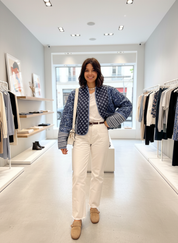 Gewatteerde Bohemian Jas voor Dames - Lichte Lente Stijl