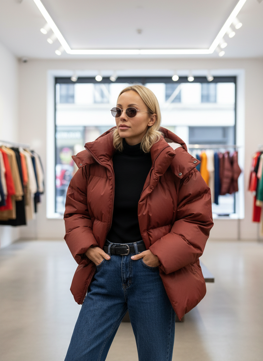De Comfortabele Oversized Pufferjas: Jouw Warme Winter Essential
