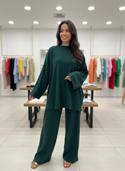 Ribgebreide Loungewear Set: Ultiem Comfort voor Thuis