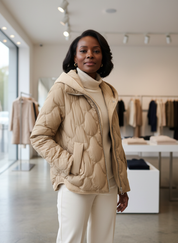 Gewatteerde Winterjas met Capuchon: Warm & Stijlvol