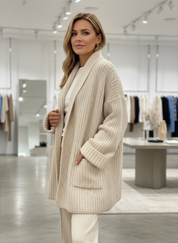 Oversized Gebreide Cardigan voor Dames: Ultiem Comfort