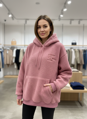 Ultieme Teddy Fleece Hoodie: Heerlijk Zacht & Oversized