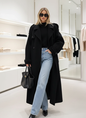 De Ultieme Lange Mantel voor Vrouwen | Tijdloze Elegantie