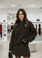 Comfort Gebreide Tweedelige Set: Stijlvol & Warm voor Dames