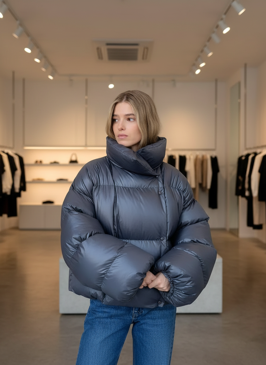 Comfortabele Oversized Pufferjas voor Dames