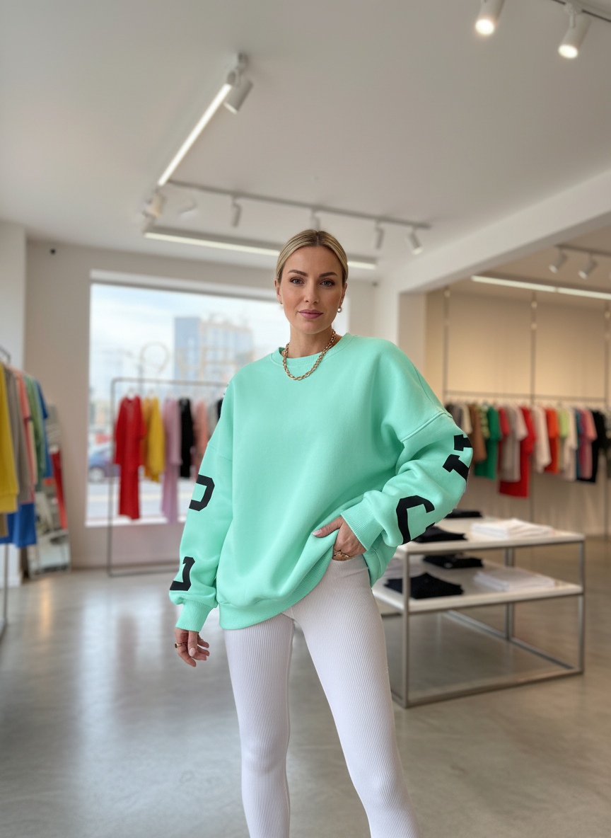 De Ultieme Relaxte Sweatshirt: Comfort met Stijlvolle Print