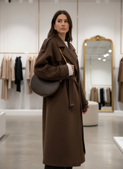 Elegante Wollen Trenchcoat: Tijdloze Stijl voor Dames