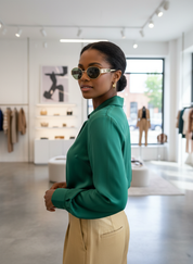 Ovale Zonnebril met Metalen Frame | Jouw Stijlvolle Statement