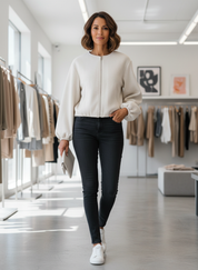 De Comfortabele Bomberjas met Stijlvolle Ballonmouwen