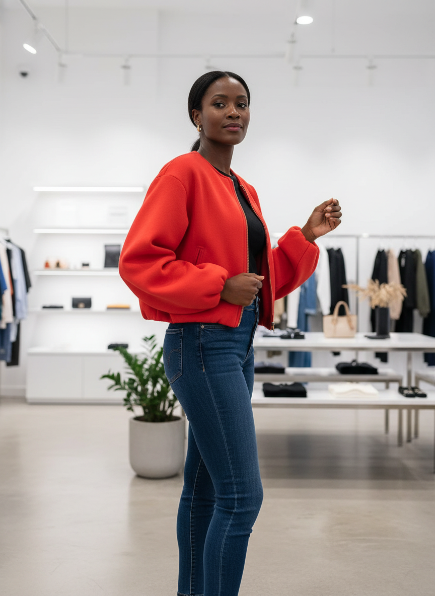 De Comfortabele Bomberjas met Stijlvolle Ballonmouwen