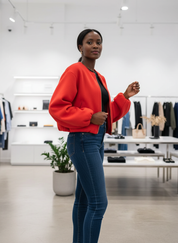 De Comfortabele Bomberjas met Stijlvolle Ballonmouwen